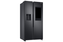 Samsung Family Hub RS6HA8891B1/EU American Style Fridge Freezer with SpaceMax™ Technology - Black 633 L Black (l-perspective Black)