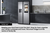 Samsung Family Hub™ SpaceMax™ RS6HA8891B1 American Style Smart Fridge Freezer - Black Stainless 633 L Black (RS6HA8891B1/EU )
