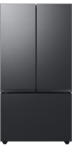 Samsung Bespoke RF24BB620EB1EU French Style Fridge Freezer with Autofill Water Pitcher - Black Black 674 L (front Black)