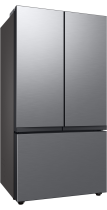 Samsung Bespoke RF24BB620ES9EU French Style Fridge Freezer with Autofill Water Pitcher - Silver Silver 674 L (l-perspective Silver)