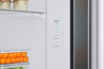 Samsung Series 7 RS68CG883ES9EU American Style Fridge Freezer with SpaceMax™ Technology - Silver (detail-hidden-display Silver)