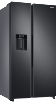 Samsung Series 7 RS68CG883EB1EU American Style Fridge Freezer with SpaceMax™ Technology - Black Black DOI (l-perspective Black)