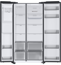 Samsung Series 7 RS68CG883EB1EU American Style Fridge Freezer with SpaceMax™ Technology - Black Black DOI (front-open Black)