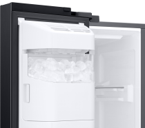 Samsung Series 7 RS68CG883EB1EU American Style Fridge Freezer with SpaceMax™ Technology - Black Black DOI (detail-indoor-ice-maker Black)