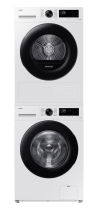 Samsung Series 5 WW90CGC04DAEEU ecobubble™ and SmartThings Washing Machine, 9kg 1400rpm White 9 kg (stack-front-door-closed White)
