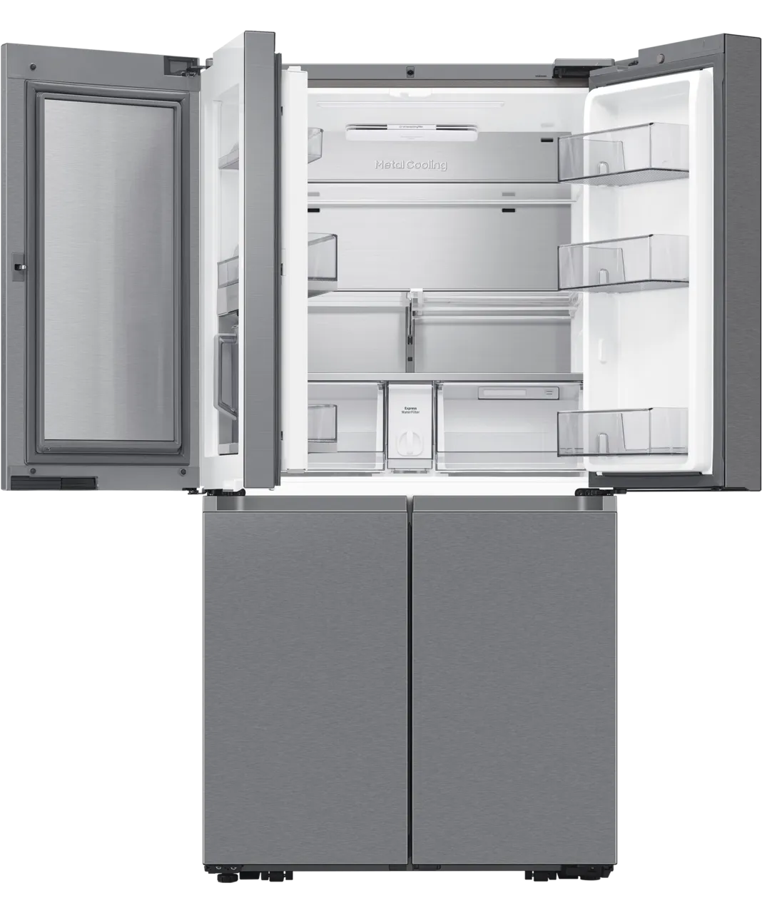 Bespoke AI 4 Door French Door Refrigerator Family Hub 636L - Silver |