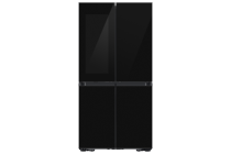Samsung Bespoke RF65DB970E22EU French Style Fridge Freezer with See-thru Door & Beverage Center™ - Clean Black 674 L (front Clean Black)