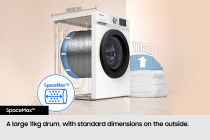 Bespoke AI Front-Load Washing Machine Series 8 AI Energy 11KG Black 11 kg (WW11DB8B95GBU1 )