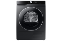 Samsung Series 7 DV90T6240LB/S1 with OptimalDry™, Heat Pump Tumble Dryer, 9kg Black 9 kg (front Black)