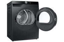 Samsung Series 7 DV90T6240LB/S1 with OptimalDry™, Heat Pump Tumble Dryer, 9kg Black 9 kg (l-perspective-open Black)