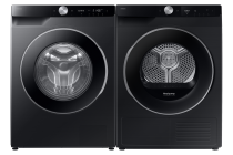 Samsung Series 7 DV90T6240LB/S1 with OptimalDry™, Heat Pump Tumble Dryer, 9kg Black 9 kg (front-set1 Black)