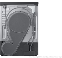 Samsung Series 7 DV90T6240LB/S1 with OptimalDry™, Heat Pump Tumble Dryer, 9kg Black (back Black)