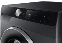 Samsung Series 7 DV90T6240LB/S1 with OptimalDry™, Heat Pump Tumble Dryer, 9kg Black (panel-control1 Black)