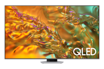 2024 55″ Q80D QLED 4K HDR Smart TV 55 (front Silver)