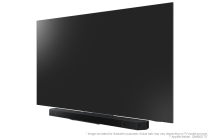 Q990D Q-Series 11.1.4ch Cinematic Soundbar with Subwoofer and Rear Speakers (2024) Black (with-tv-r-perspective Black)