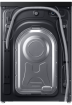 Samsung Series 5 WW90CGC04DABEU ecobubble™ and SmartThings Washing Machine, 9kg 1400rpm Black 9 kg (back Black)