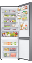 Samsung RB53DG703CS9EU Large 75cm Fridge Freezer with SpaceMax™ Technology - Silver 538 L (front-open-with-food Refined Inox)