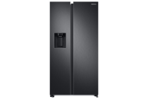Samsung RS68CG853EB1EU American Style Fridge Freezer with SpaceMax™ Technology - Black Black Stainless 634 L (front Black)