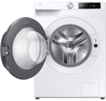 Samsung Series 6 AI Energy + Auto Dose WW90DG6U85LEU WiFi-enabled, Washing Machine, 9kg - White White 9 kg (front-open White)