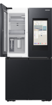 Samsung Family Hub RF65DG9H0EB1EU French Style Fridge Freezer with Beverage Center™ - Black Black 636 L (front-open-without-food3 Black)