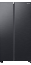 Samsung RS62DG5003B1EU American Style Fridge Freezer with SpaceMax™ Technology - Black Black 655 L (front Black)
