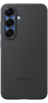 Silicone Case for Galaxy S25 Black (front Black)