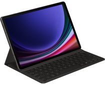 AI Book Cover Keyboard Slim for Galaxy Tab S9, S9 FE, S10 FE Black (standing1 Black)