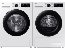 Samsung Series 5 AI Energy DV90DG52A0AEEU 9KG Heat Pump Tumble Dryer, White 9 kg White (front-pair White)