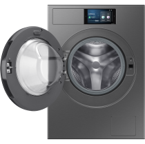 9KG Bespoke AI Series 9 Laundry Front-Load Washing Machine with AI Home Dark Steel 9 kg (front-open Silver)