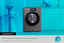 9KG Bespoke AI Series 9 Laundry Front-Load Washing Machine with AI Home Dark Steel 9 kg (WF90F09C4SU1 )