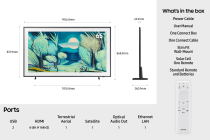 65” The Frame QLED 4K Vision AI Smart TV (2025) 65 Black (QE43LS03FAUXXU )