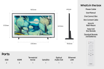 43” The Frame QLED 4K Vision AI Smart TV (2025) 43 Black (QE43LS03FAUXXU )