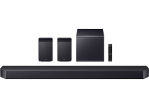 Q990F Q-Series 11.1.4ch Soundbar with Subwoofer & Rear Speakers (2025) Black (set-remote Black)