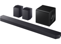 Q930F Q-Series 9.1.4ch Soundbar with Subwoofer & Rear Speakers (2025) Black (set-r-perspective Black)