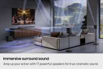 Q930F Q-Series 9.1.4ch Soundbar with Subwoofer & Rear Speakers (2025) Black (HW-Q930F/XU )