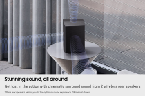 Q930F Q-Series 9.1.4ch Soundbar with Subwoofer & Rear Speakers (2025) Black (HW-Q930F/XU )