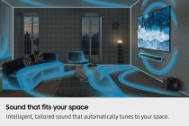 Q800F Q-Series 5.1.2ch Soundbar with Subwoofer (2025) Black (HW-Q800F/XU )