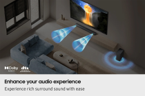 B650F B-Series 3.1ch Soundbar with Subwoofer (2025) Black (HW-B650F/XU )