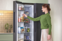 634L Bespoke AI Series 7 Side-by-Side Fridge Freezer with SpaceMax™, Black 634 L Black Doi (RS70F66KCFEU )