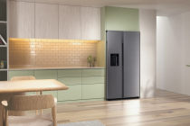 640L Bespoke AI Series 6 Side-by-Side Fridge Freezer with SpaceMax™, Silver Silver 640 L (RS70F64KETEU )