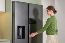 621L Bespoke AI Series 9 Side-by-Side Fridge Freezer with AI Home, Black Black Doi 621 L (RS90F64EEFEU )