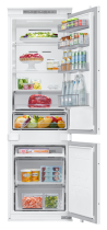267L Bespoke AI Series 6 Integrated Fridge Freezer with SpaceMax™ 267 L White (front-open-with-food White)