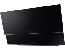 Wall Mount Cooker Hood with Hob Auto Connectivity, 90cm 90 cm Black (front black)