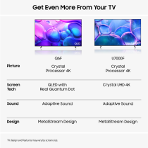 50" Crystal UHD U7000F 4K Smart TV (2025) 50 (50" Crystal UHD U7000F 4K Smart TV (2025) Black)