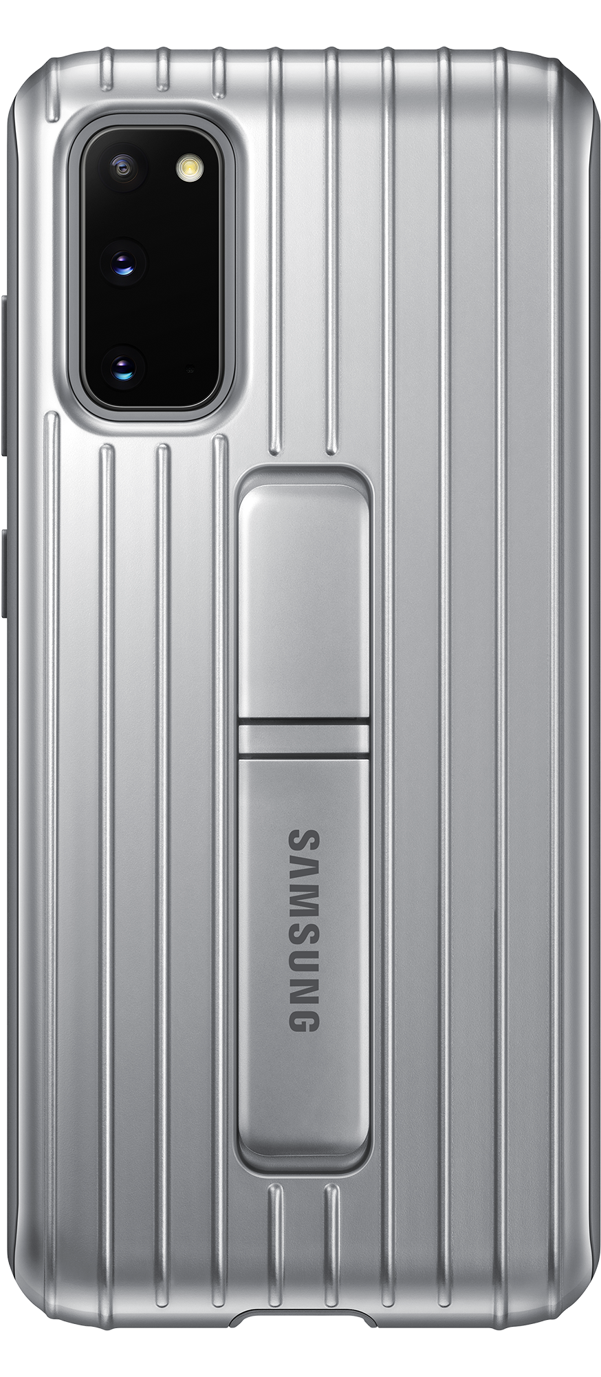Samsung Galaxy S20 Protective Standing Cover Silver