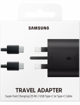 Super Fast Charge Travel Adapter (25W) Black (pkg Black)
