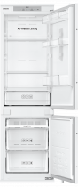 Integrated Fridge Freezer with Total No Frost (Slide Hinge) 268 L White (front-open white)