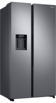 RS8000 American Style Fridge Freezer with SpaceMax Technology 617 L Titanium Silver (l-perspective titanum silver)