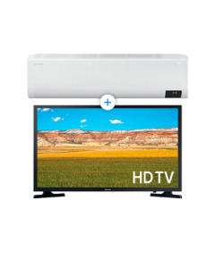 COMBO (Aire acondicionado de pared AR9500T con WindFree™ set 24,000 BTU + 32" T4300 HD Smart TV)
