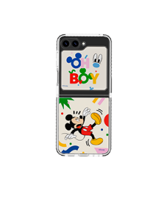 Haainc Mickey 'Oh boy' Flipsuit Case and Card for Galaxy Z Flip5